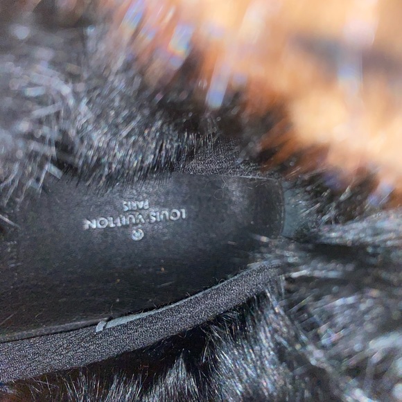 Louis Vuitton Pillow Mink Fur & Leather Boots - Picture 8 of 11